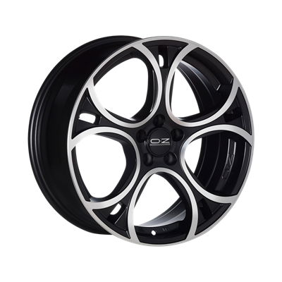 Купить Oz WHS025020 Wave 17/7,5 ET40 Matt black + diamond cut