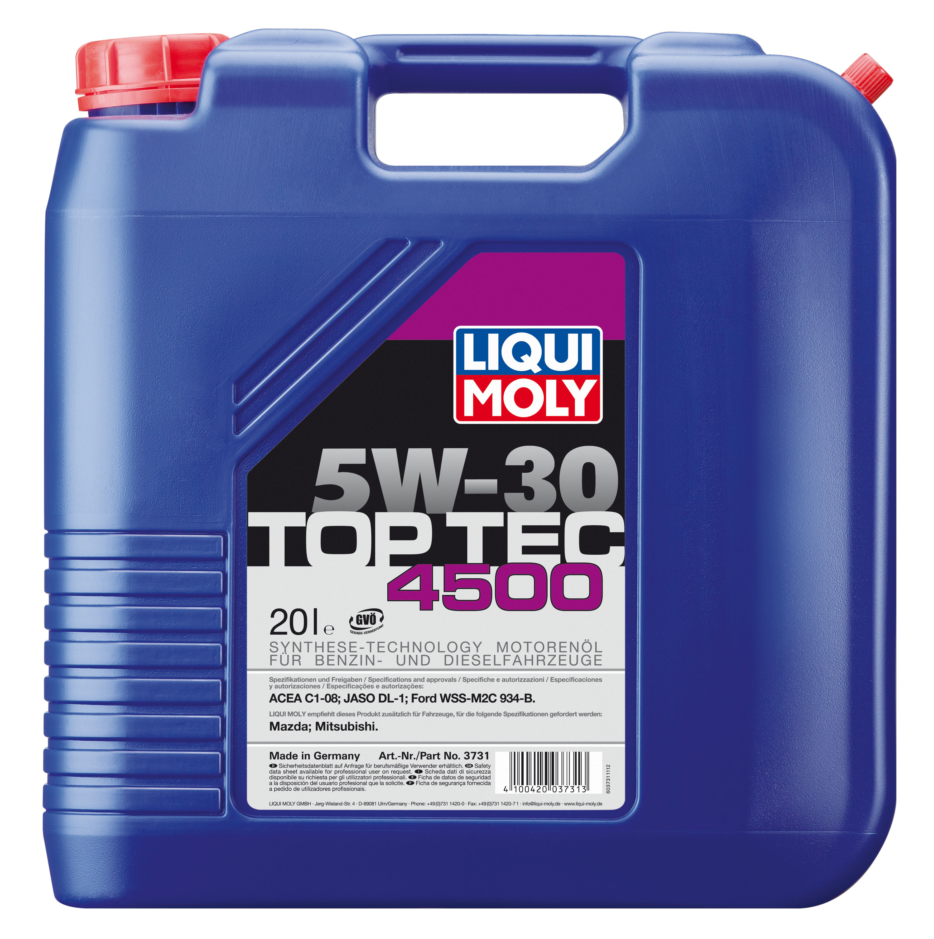 Купить Liqui moly 3731 НС-синтетическое моторное масло