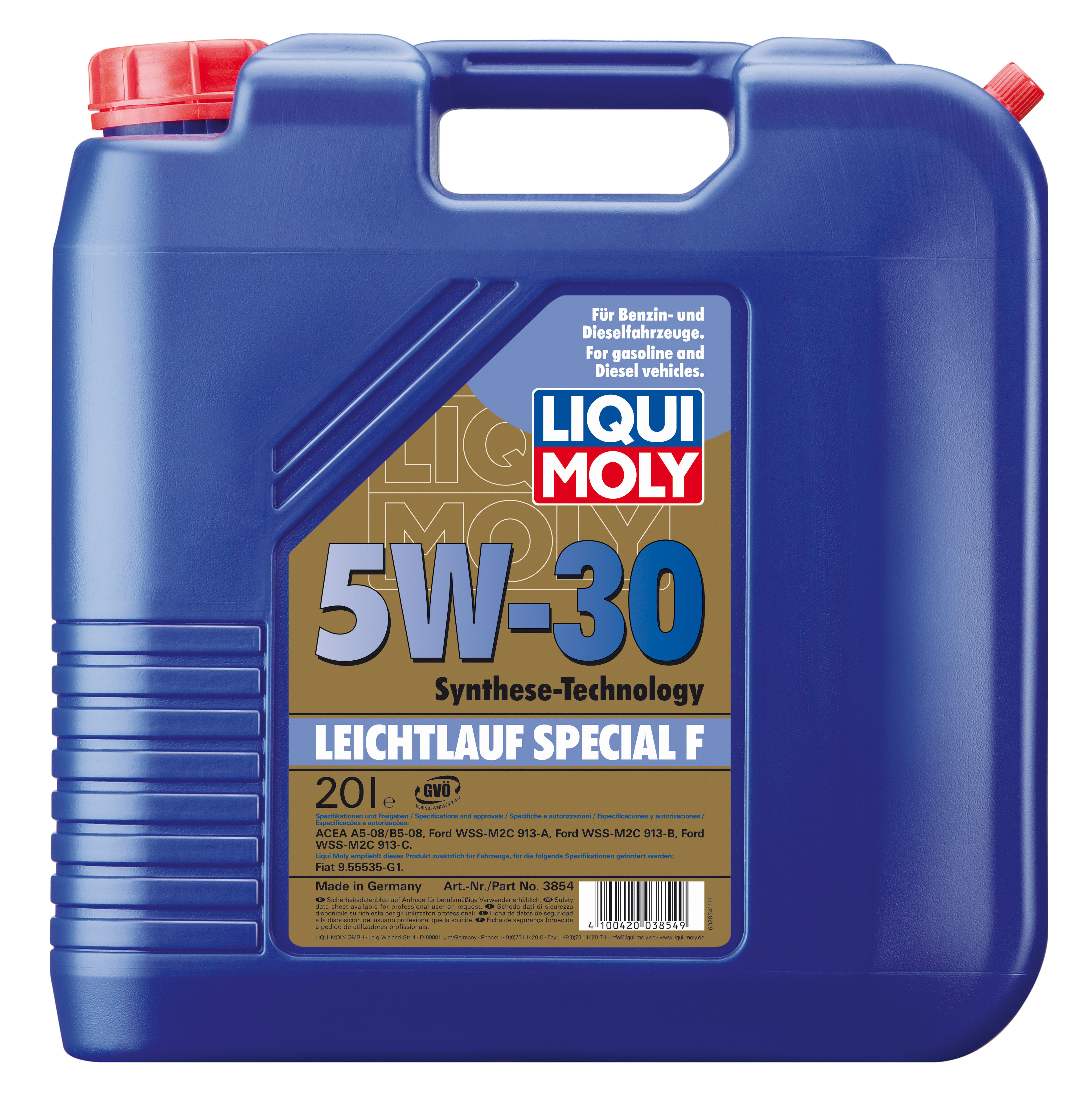 Купить Liqui moly 3854 НС-синтетическое моторное масло