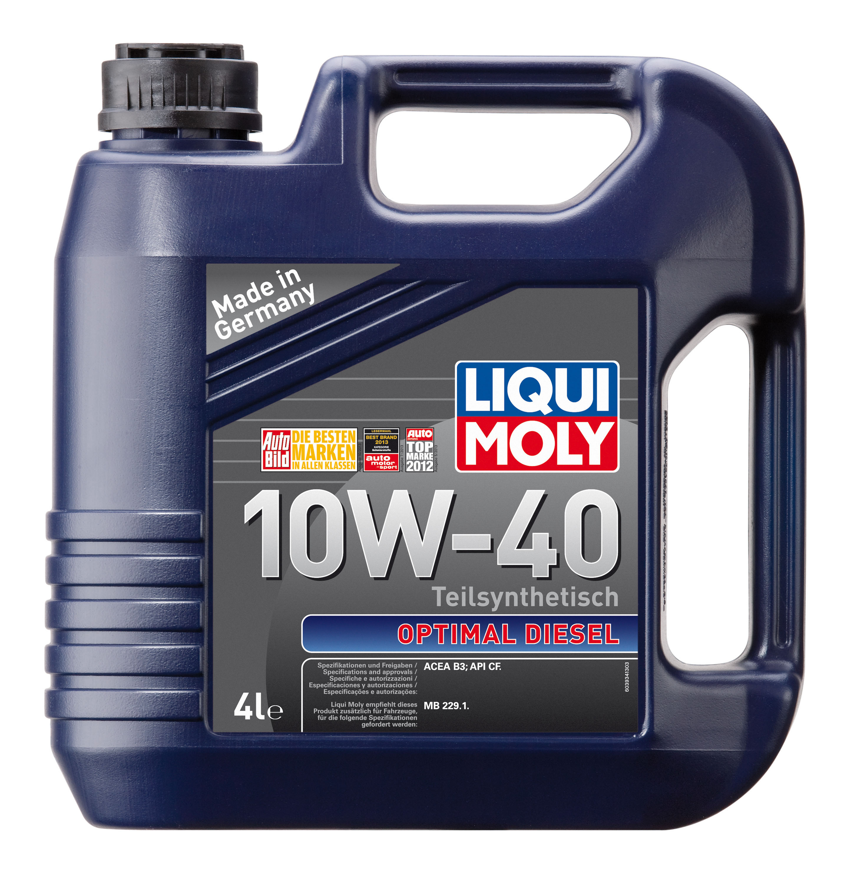 Купить Liqui moly 3934 Optimal Diesel SAE 10W-40